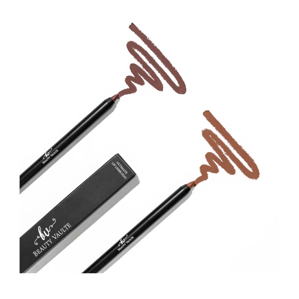 Beauty‎ Vaulte Lip Liner Duo | Ultra Matte Nude & Brown | New